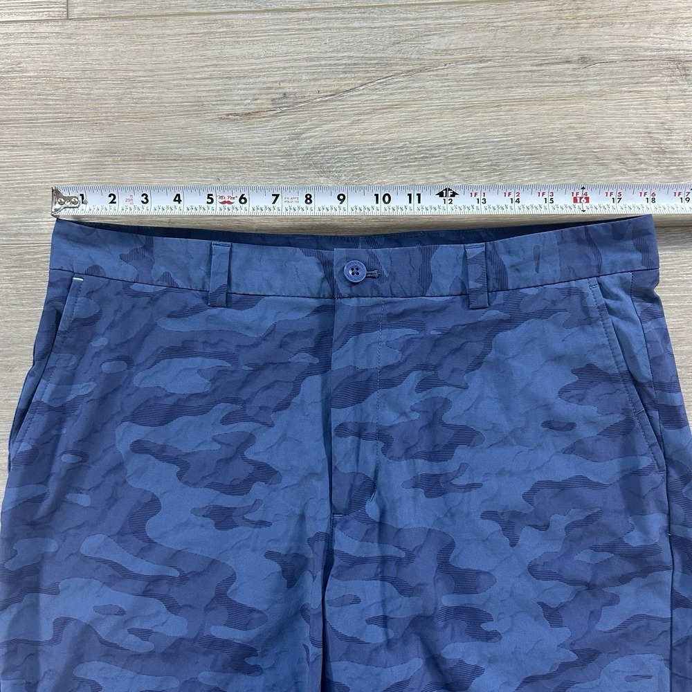 Vineyard Vines Size 35 Performance Breaker Blue Camo 7.5" Short Golf - Picture 7 of 10
